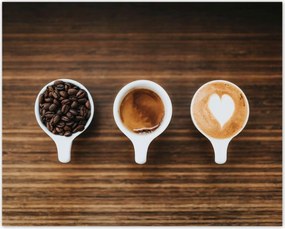 Poszterek 50x40 Kávé a csészék szakértőjének