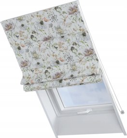 Kész redőny Rimini tetőtéri ablakra 50x60cm fehér