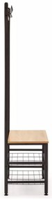 Intenso Home előszobai ruhafogas cipőtartó polcokkal 60 x 175cm sonoma tölgy
