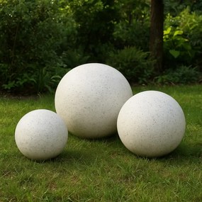 Kültéri dekoratív lámpatest LUMISTONE 1xE27/15W/230V IP65 Ø 25 cm