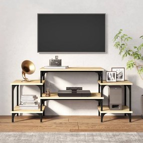 sonoma tölgyszínű szerelt fa TV-szekrény 117x35x52 cm
