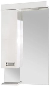 Viva Style SZQUARE 65 Tükrös fürdőszobai szekrény - BALOS szekrénnyel - 65 x 97 x 15 cm