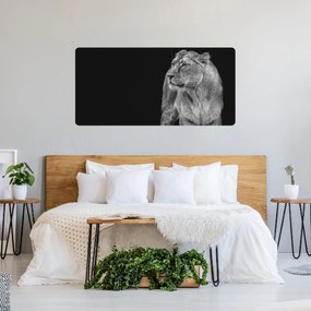 PIPPER. Öntapadós textiltapéta "Oroszlánnő"