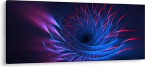 Kép - virág absztrakció (120x50 cm)