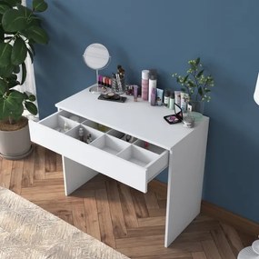 Munkasztal RANI 90x76,8 cm, fehér