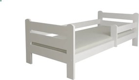 Edi fenyő gyerekágy fehér 90x200 + ajándék ágyrács