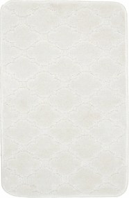 50x80 cm Gumírozott Fürdőszobai Wc Szőnyeg Lugo Szürke Marokkói Lóhere