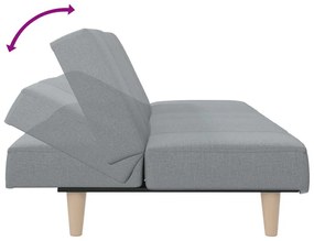 világosszürke szövet kanapéágy