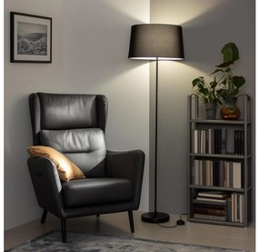 Brilagi - LED állólámpa CERIA 1xE27/40W/230V átm. 45 cm fekete