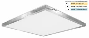 Top Light -LED Fürdőszobai mennyezeti lámpa SILVER LED/24W/230V IP44 38x38 cm króm