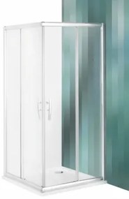 Roltechnik Proxima Line PXS2L + PXS2P aszimmetrikus zuhanyzó 185 cm magas átlátszó üveggel 100x80 cm balos