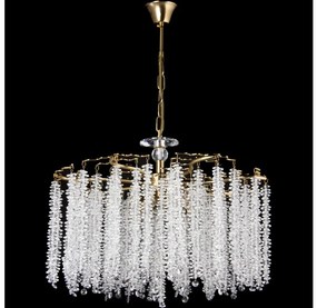 Csillár láncon 7xE14/60W/230V átm. 54 cm arany