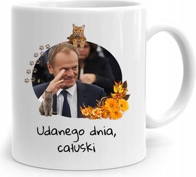 Donald Tusk Bögre Sikeres Nap Platformja fényképes nyomtatással