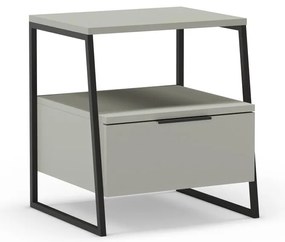 Zöldesszürke éjjeliszekrény Velia – Marckeric