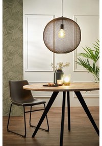 Matt fekete függőlámpa fém búrával ø 50 cm Reilley – Light &amp; Living