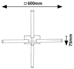 Rabalux 75046 - LED Fürdőszobai fali lámpa TILORA LED/16W/230V 4000K IP44