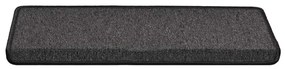 30 db antracitszürke lépcsőszőnyeg 65x21x4 cm