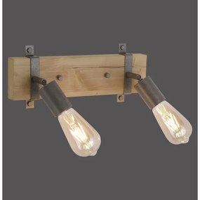 Leuchten Direkt 13472-79 - Fali spotlámpa SLAT 2xE27/40W/230V