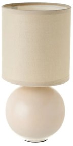 Bézs kerámia asztali lámpa textil búrával (magasság 24,5 cm) – Casa Selección
