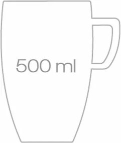 Tescoma CREMA Lattés kávésbögre, 0,5 l