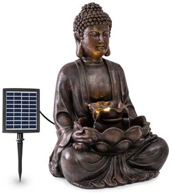 Blumfeldt Dharma, szoláris szökőkút, LED, 48 × 72 × 41 cm (SZ × M × M), polirezin