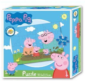 Peppa Malac puzzle 25 db-os család