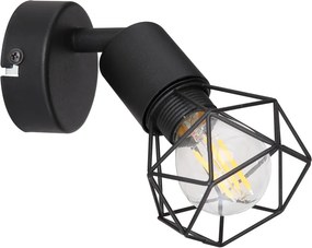 Spot Lámpák Fekete XARA I GLOBO-54802S-1