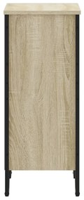 sonoma tölgy színű szerelt fa könyvszekrény 50 x 31 x 74,5 cm