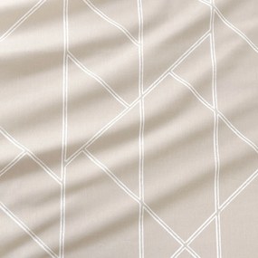 Goldea pamut gumis lepedő - geometriai vonalak lattén 80 x 160 cm