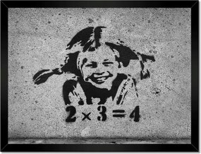 Poszterek keretben 40x30 Banksy Lány szeplők