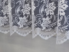 Mg Függöny jacquard 35212 Fehér 400x250cm készre varrva M Lengyel