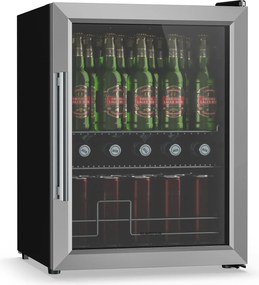 Klarstein Beersafe italhűtő üvegajtóval | 64 x 48 cm | LED belső világítás