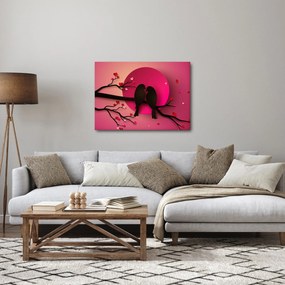 Kép - Szerelmes madarak (70x50 cm)