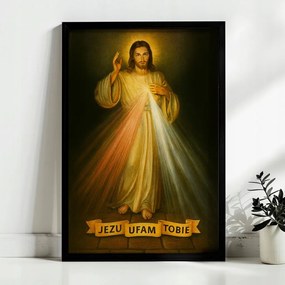 Vászonkép keretben Jézus, bízom benned 50x40cm