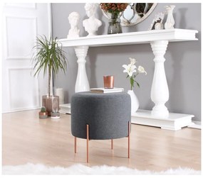 Sötétszürke puff Copper – Artie