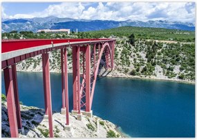 Poszterek 100x70 Horvátország Maslenica híd