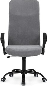 KA-W3109 szürke szövet irodai szék hinta mechanizmussal