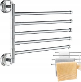 5 karos fürdőszobai törölközőtartó állíthatóс