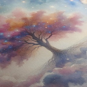 Kép – Életfa a felhőkben (órával) (90x30 cm)