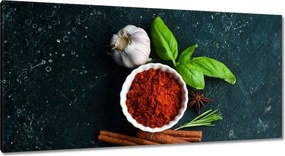 Vászonképek 115x55 Színes fűszerek szett