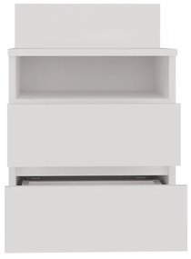 Drohmo M1 éjjeliszekrény, 40x59x32 cm, matt fehér