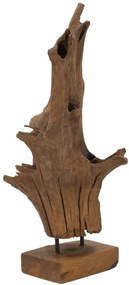 Akar szobor teak 23x27x64cm