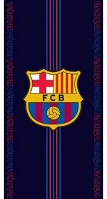 FC Barcelona Racing focitörölköző, 70 x 140 cm