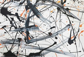 Dekoratív Fotótapéta Hálószobába Energikus káosz 152x104