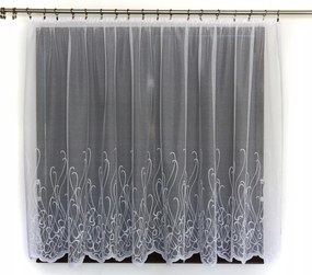 Mg Függöny jacquard 2/8 Fehér 240X250 kész szalaggal