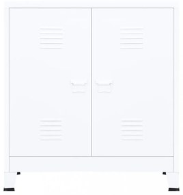 fehér acél ipari tárolóláda 90 x 40 x 100 cm