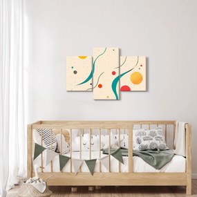 Kép - Minimalista színes illusztráció (90x60 cm)