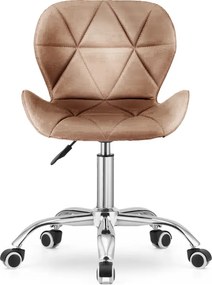 AKCE világosbarna AVOLA VELVET irodai szék II. osztály