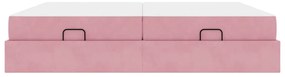 Ágykeret Rózsaszín 200 x 200 cm Bársony