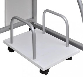 fehér szerelt fa számítógépasztal 110 x 52 x 88,5 cm